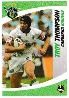 2008 Daily Telegraph NRL #32 Troy Thompson Front